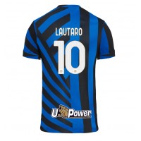 Fotballdrakt Herre Inter Milan Lautaro Martinez #10 Hjemmedrakt 2024-25 Kortermet